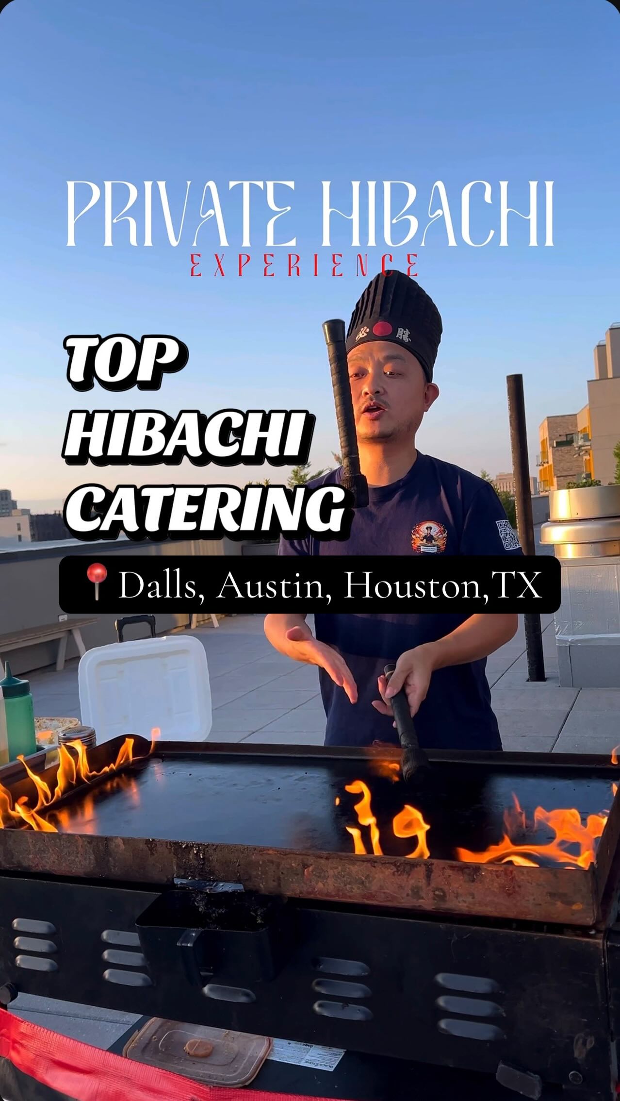 Real Hibachi Chef 2U celebration