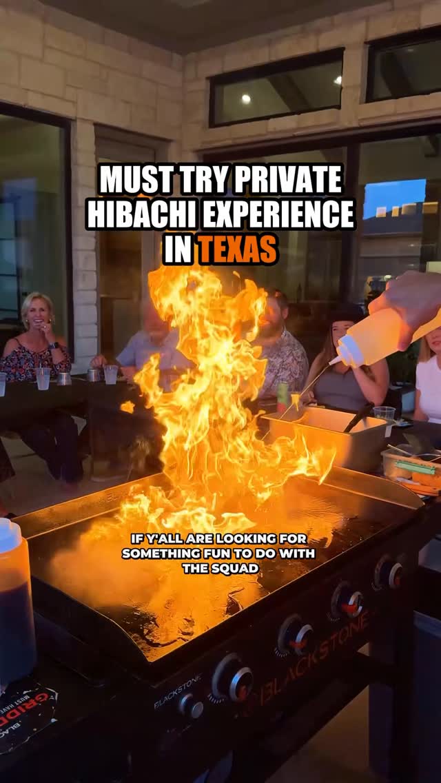 Real Hibachi Chef 2U celebration