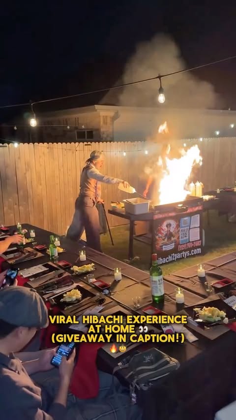 Hibachi Chef 2U real guest video