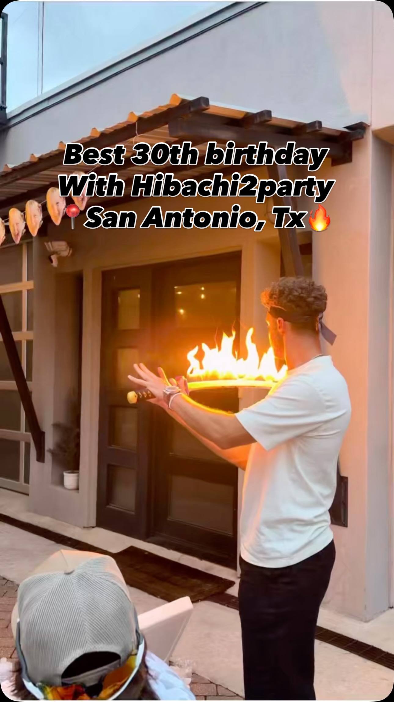Real Hibachi Chef 2U celebration