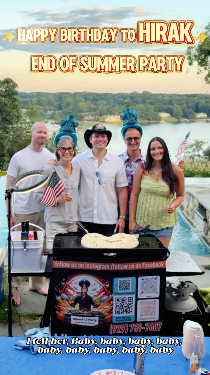 Real Hibachi Chef 2U celebration